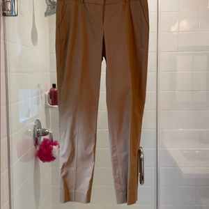 J crew tan slacks